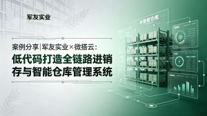 案例分享|军友实业×微搭云：低代码