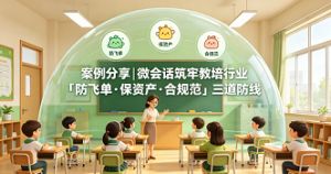 案例分享|微会话筑牢教培行业「防飞