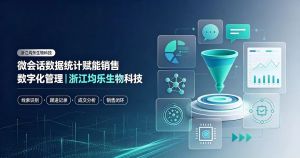 微会话数据统计赋能销售数字化管理｜浙江均乐生物科技