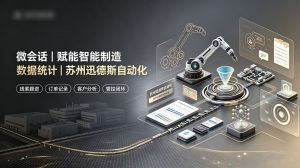 微会话数据统计赋能智能制造销售管控