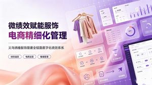 微绩效赋能服饰电商精细化管理——义